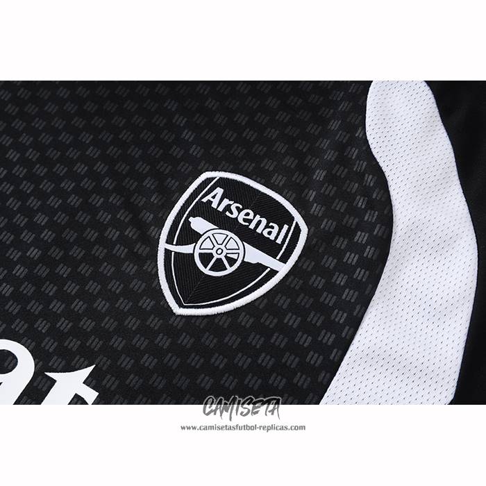 Chandal del Arsenal 2026-2027 Manga Corta Negro - Pantalon Corto